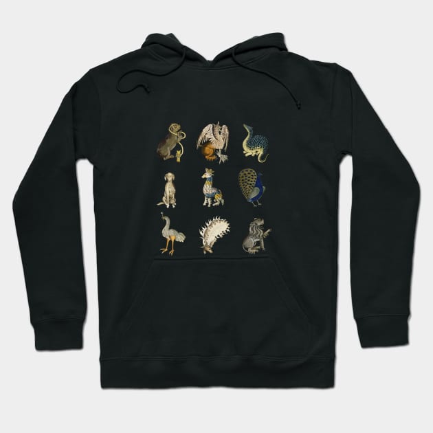 Medieval and Tudor Beasts, Creatures and Animals Hoodie by RetroGeek